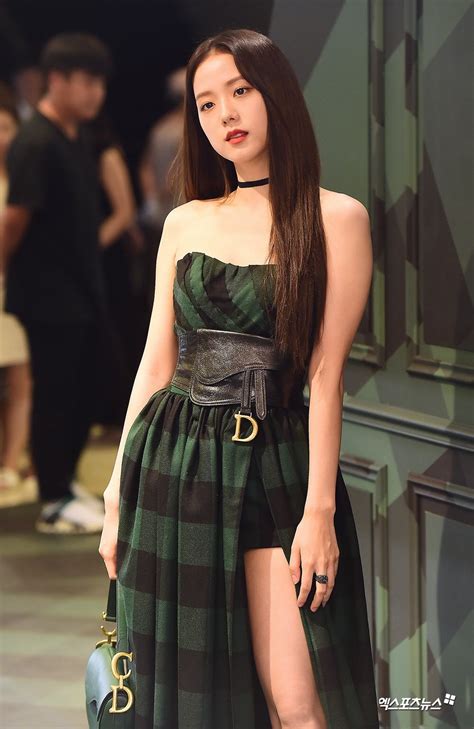 Jisoo wearing Dior